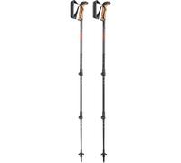 Leki Bastoncini da Trekking Khumbu, Dark Anthracite-White-Red, 110-145cm