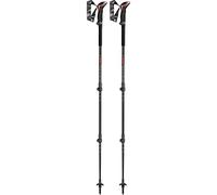 Leki Bastoncini Makalu, Bright Red-Black-Dk Anthracite, 110-145cm