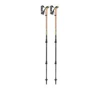 Leki Bastoncini Sherpa, Dark Anthracite-Copper-Neon, 110-145cm