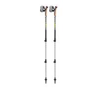 Leki Bastoncini Traveller Alu, Black-Silvergray-Neonyellow, 90-130cm