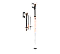 Leki Sherpa FX Carbon Strong - bastoncini scialpinismo Black/Orange unisex Alluminio,Carbonio
