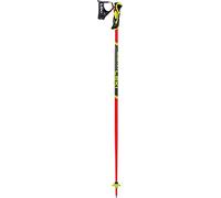 Leki - Bastoncini da sci - Worldcup Lite Sl 3D Bright Red-Black-Neonyellow , in Alluminio - rosso rosso 115 cm