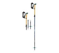 Leki Bastoncini da Sci Bernina FX Carbon, Midnight Blue-Darkblue-Mint, 100-120cm