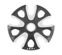 LEKI Unisex - Adulto Big Mountain Basket 2K 95 mm Supporto bastone bianco nero taglia unica