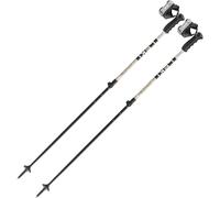 Leki Detect S Vario, bastoncini da sci, grigio 110-140cm Warm Grey Light/Warm Grey Dark/Black