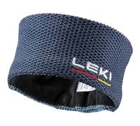 Leki Fascia Frontale in Lana, Dark Denim-White-Poppy Red, One Size