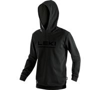 LEKI Felpa con Cappuccio, Nero, M