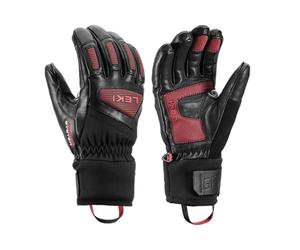 LEKI Griffin Pro 3D - Guanti da donna, colore: nero/rosa