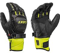 LEKI Guanti da Sci 2022/23 Worldcup Race Coach Flex S GTX 11, Colore: Nero/Lime