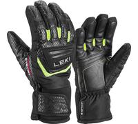 Leki Guanti da sci bambino WCR TEAM 3D black/ice lemon 26/27 - 7,0