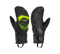 Leki - Guanti da sci caldi e impermeabili - WCR Core TR Junior Mitt Black/Neon Yellow in Softshell - Taglia Bambino 7 - Nero