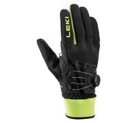 Leki - Guanti da fondo - Guanti Prc Boa Shark Black-Neon Yellow - Taglia 7 - Nero