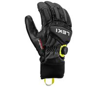Leki - Guanti da sci in PrimaLoft® - Griffin Tune 3D Boa Black-Graphite-Ice Lemon in Softshell - Taglia 11 - Nero