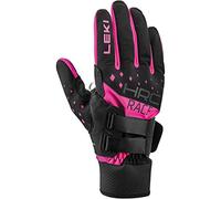 Leki Guanti HRC Race Shark, Black-Pink, EU 9,5