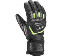 Guanti da sci Leki WCR Team 3D Junior Taglia dei guanti: 6 / Colore: nero/verde