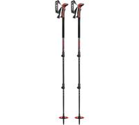 Leki Haute Route 3 - bastoncini scialpinismo 110-150 cm Black/Red unisex Alluminio