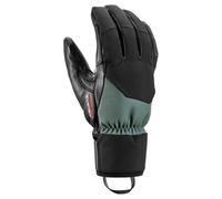 LEKI Hevon Thermo 3D - Guanti Alpin con Trigger 3D - Nero/Dusty Green, taglia: 9.0