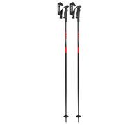 Leki - Hot Shot - Bastoncini da sci 120 cm nero/rosso