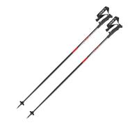 Leki Hot Shot, bastoncini da sci, nero/rosso 125cm Black/Grey/Red