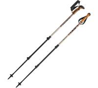 Leki - Khumbu - Bastoncini da trekking 110 - 145 cm nero/ pale clay dark