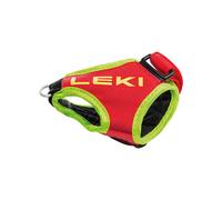 Leki - Laccioli (cinturino polso) - Shark Frame Cc Strap Bright Red-Neonyellow - Taglia L - rosso