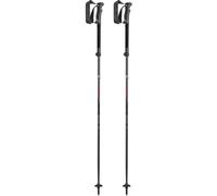 Leki Bastoncini Trekking Legacy FX TA - Pieghevoli 100-135 cm - Nero/Grigio/Rosso