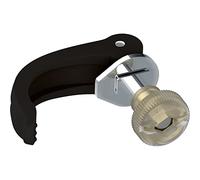 Leki Leva Speed Lock in ullone di trazione e Ruota zigrinata, Black, 16