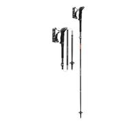 LEKI Makalu FX.One Carbon - Bastoncini da trekking, 110 cm, colore: Nero/Arancione