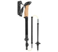 Leki Bastoncini trekking Makalu Pro FX Carbon regolabili 110-130 cm Grigio