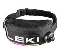 LEKI Marsupio Thermo Compact per bambini, colore: nero/rosa fluo giallo, Nero, taglia unica, Cross Country
