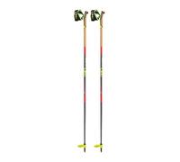 Leki - Mezza Race - Bastoncini da sci 120 cm rosso/giallo