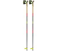Leki - Mezza Race - Bastoncini da sci 135 cm rosso/giallo