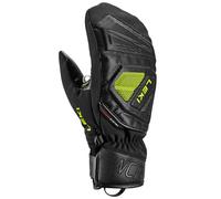 Leki - Moffole - Wcr C-Tech 3D Mitt Junior Black-Ice Lemon in Silicone - Taglia Bambino 8 - Nero