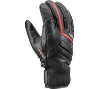 LEKI Phoenix 3D Black/Red 10.5, Guanti Unisex Adulto, Nero-Rosso