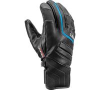 LEKI Phoenix - Guanti 3D, Colore: Nero/Vintage Blue, EU 9,5
