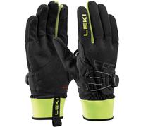 Leki PRC Boa Shark Unisex-Langlauf-Handschuhe Ski-Fingerhandschuhe Nero/Giallo