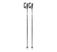 LEKI QNTM - Bastoncini da sci leggeri in alluminio per sci alpino, 130 cm, colore: Nero/Antracite-Neongreen