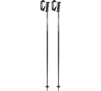 Leki QNTM - bastoncini sci alpino 125 Black/Red/Light Grey unisex Alluminio