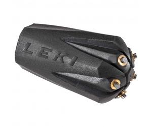 Leki - Silent Spike Pad Trekking - Tappi terminali in gomma 2-Pack nero