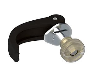 Leki Speed Lock - Leva senza manicotto, misura 18/16 mm, colore: Nero