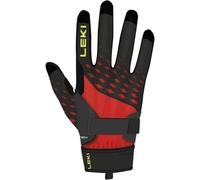 Leki Ultra Trail Storm Shark - guanti trailrunning Black/Red 8