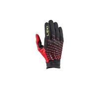 Leki ultratrail breeze long gloves black red