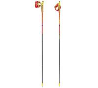 Bastoncini da trail running pieghevoli leki ultratrail fx one sl rosa arancione