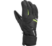 LEKI Vision GTX - Guanti Black Lime, EU 9