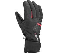 LEKI Vision GTX - Guanti da Uomo, Taglia 7,5, Colore: Nero/Rosso