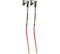LEKI Bastoni Sci WCR LITE GS 3D Junior - BRIGHT RED-BLACK-NEON YELLOW - 105