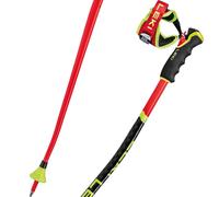Leki WCR SG/DH 3D bright red/black/neonyellow - 130 cm
