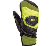 Leki WCR Venom 3D MITT JR - moffole - bambino 5 Black/Green junior Thinsulate