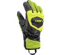 LEKI WCR Venom - Guanti 3D per bambini, colore: Nero/Limone, 4