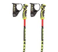 LEKI Worldcup SL-TBS, Bastoncini da Sci. Unisex-Adulto, Rosso/Nero, 130 cm